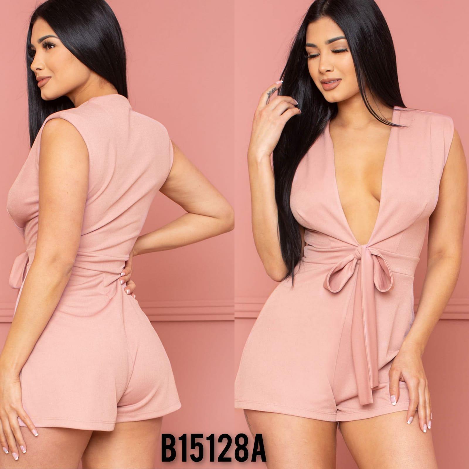 Ref. 003 -B15128A Peto Enterizo Short - Ropa Colombiana