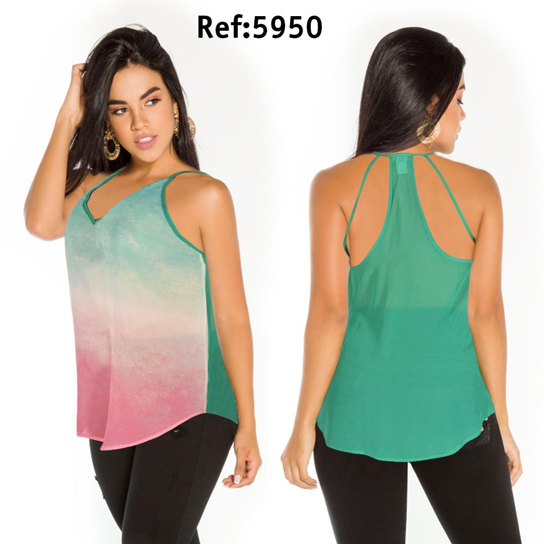 Ref. 033 -5950 Blusa Americana - Ropa Colombiana