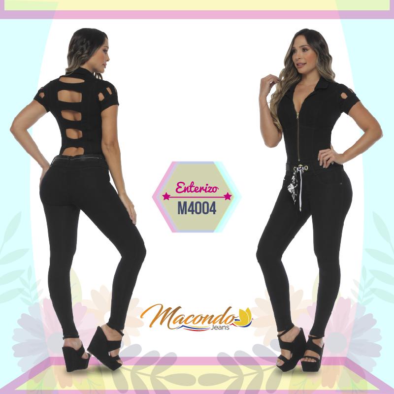 Ref. 017 -M4004 ENTERIZO LARGO JEAN COLOMBIANO - Ropa Colombiana