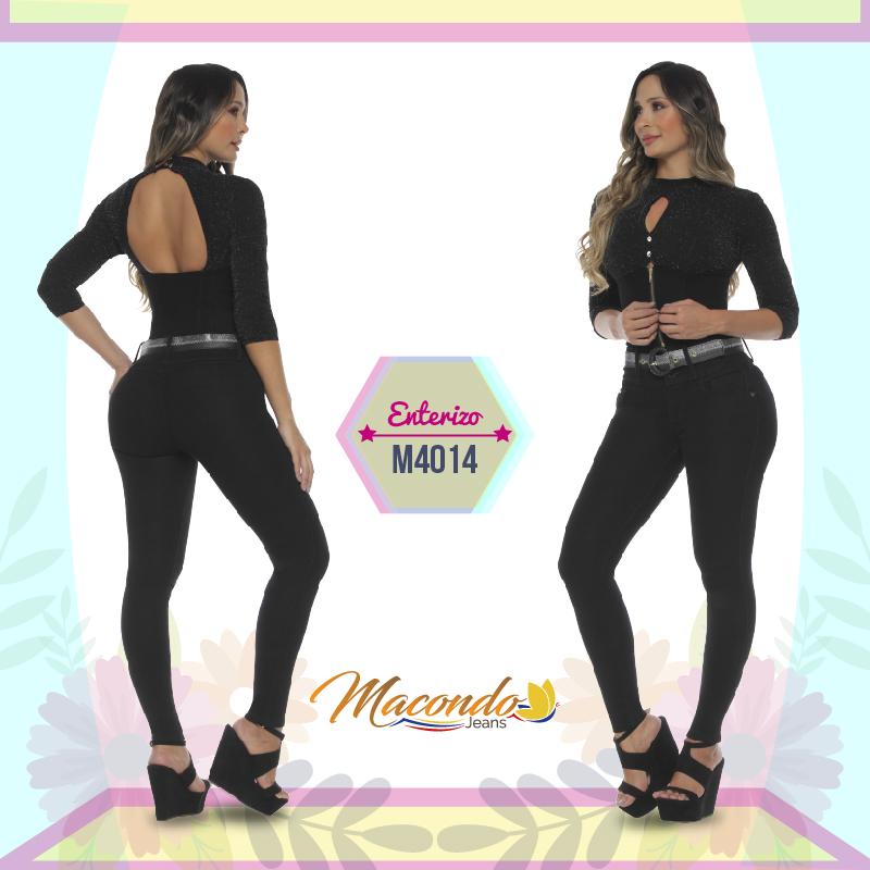 Ref. 017 -M4014 ENTERIZO LARGO JEAN COLOMBIANO - Ropa Colombiana