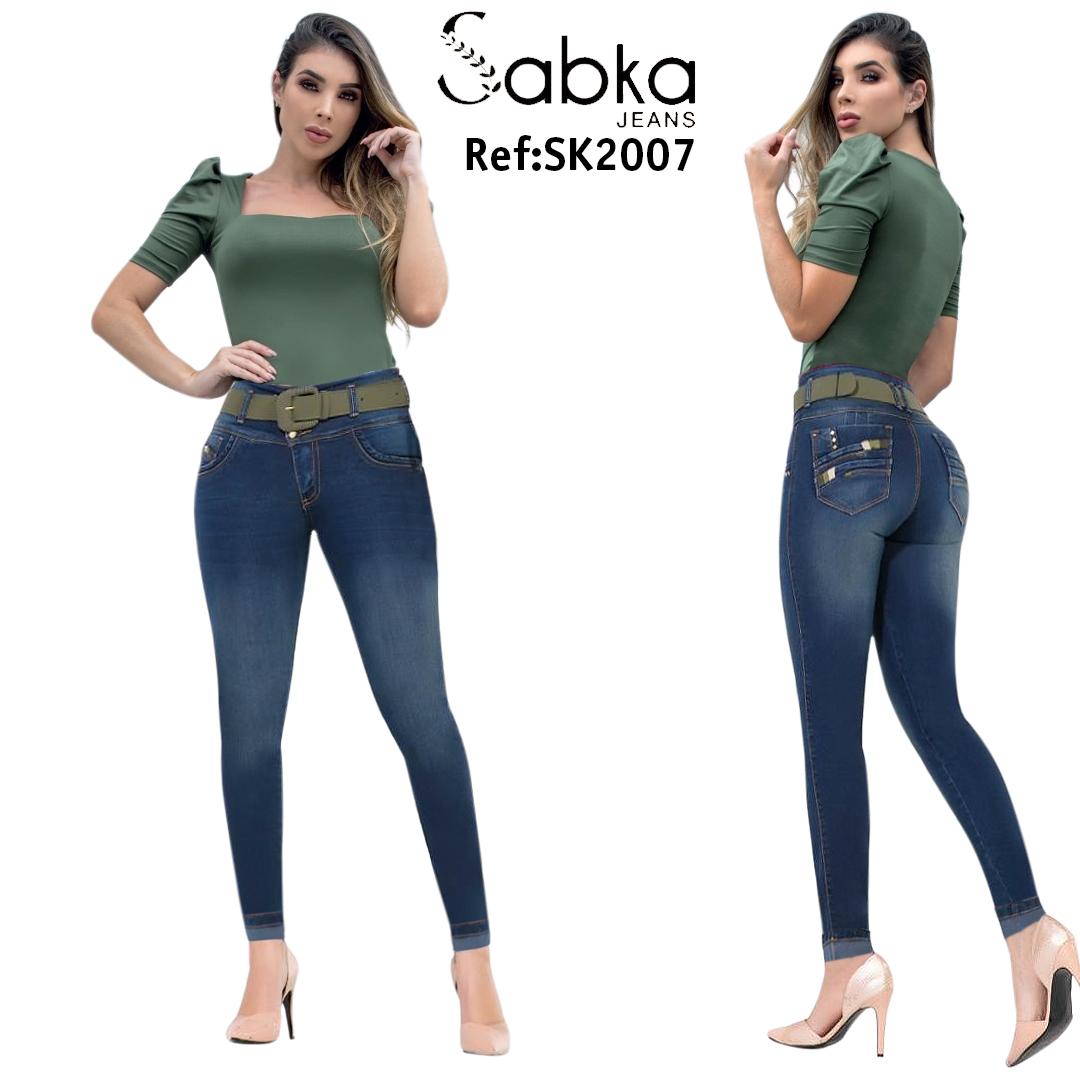 Ref. 069 -SK-2007 Vaqueros jean push up colombianos - Ropa Colombiana