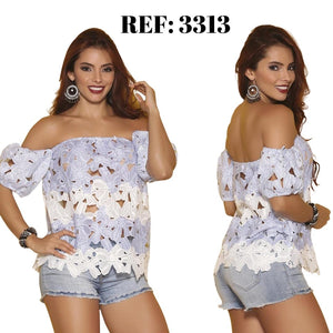 Ref. 003 -3313 Blusas Amaricanas Dama - Ropa Colombiana