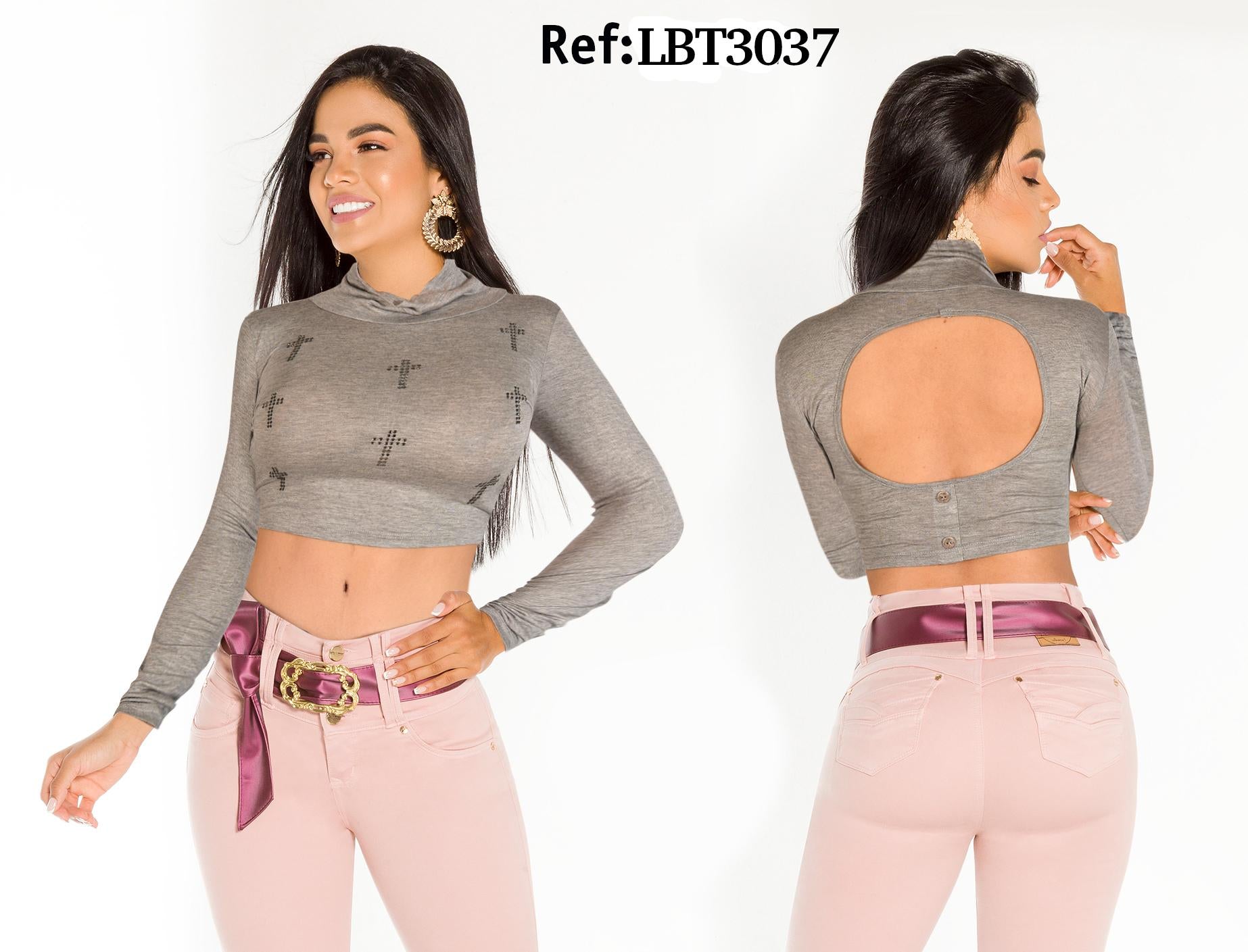 Ref. 003 -LBT3037 Blusa Sexy Dama - Ropa Colombiana