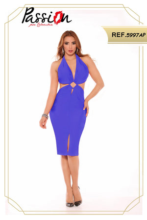 Ref. 003 -ID5997AP Vestido Americano de Fiesta - Ropa Colombiana