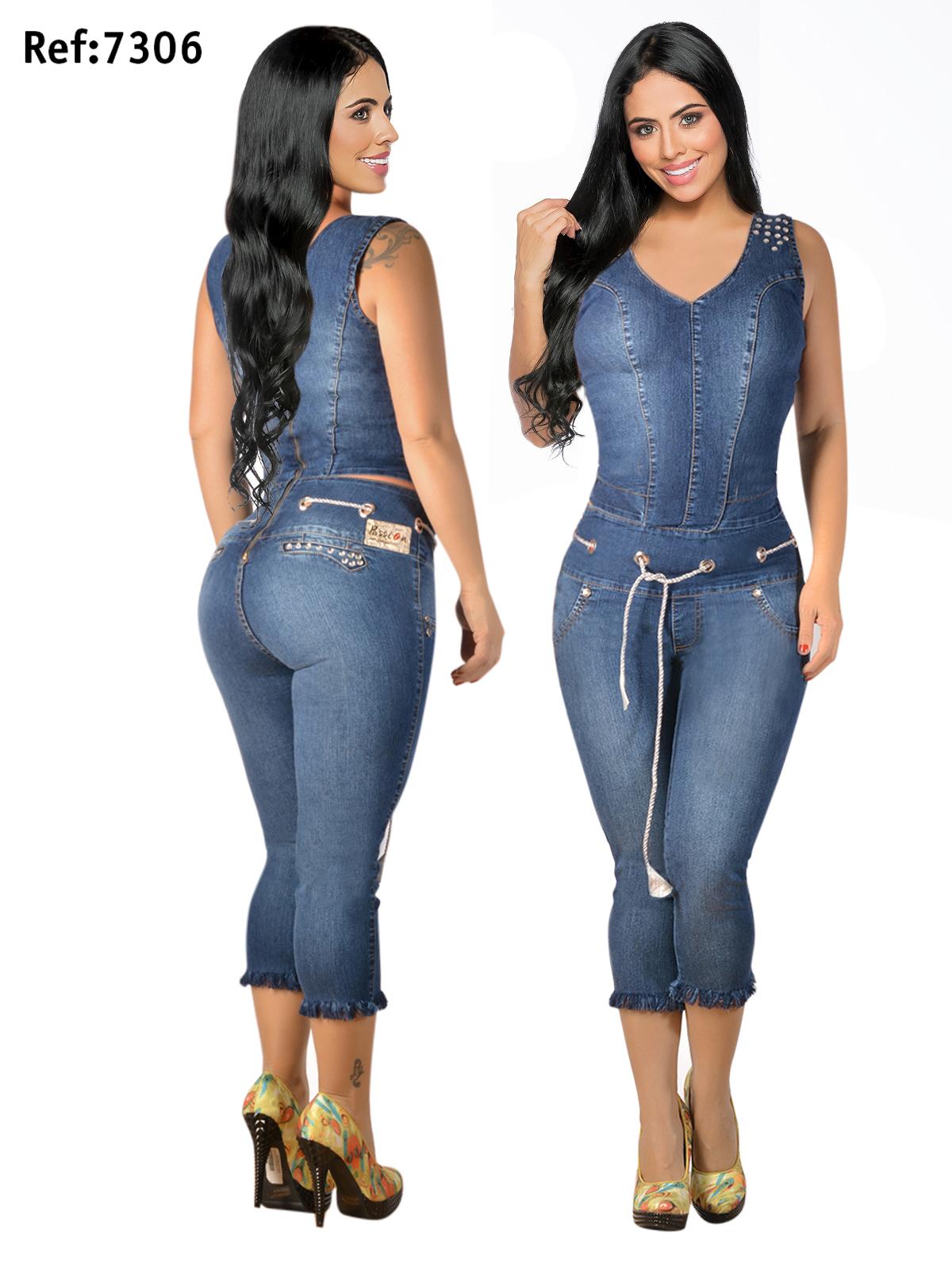 Ref. 030 -7306C Enterizo Capri - Ropa Colombiana