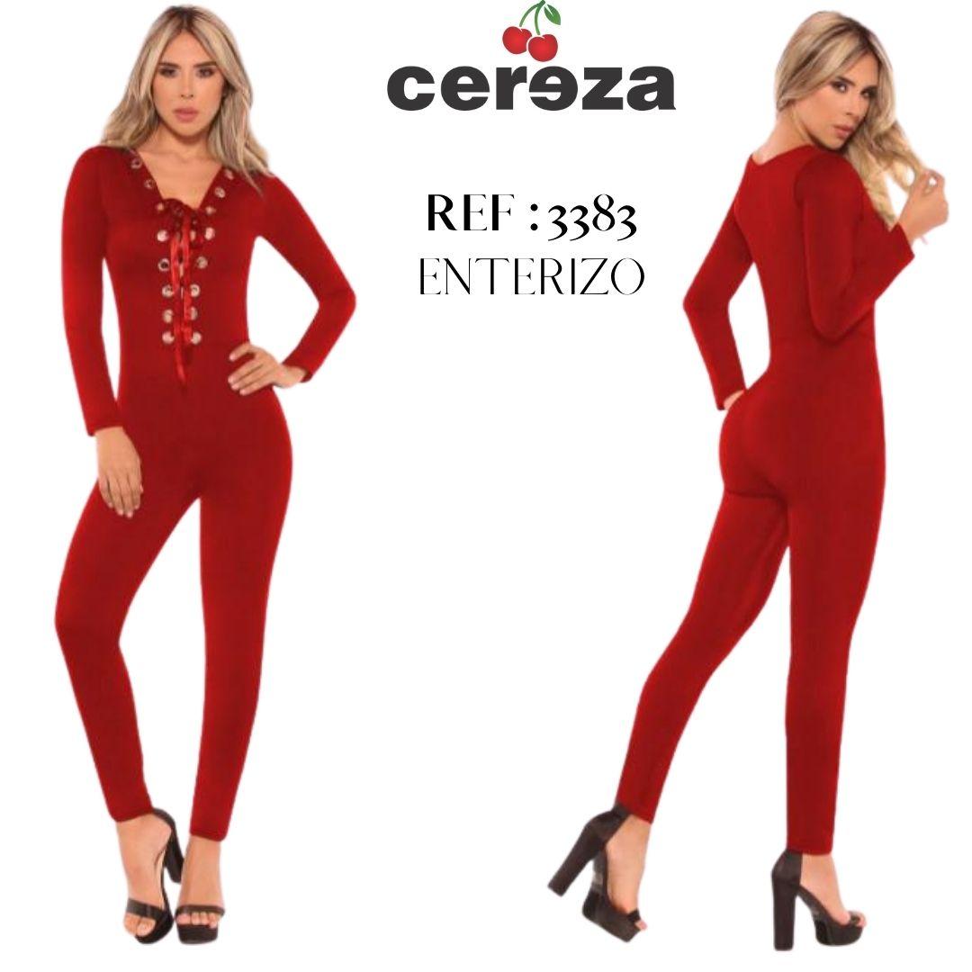Ref. 004 -3383 Enterizo de Moda Colombiano Sensual con Mangas largas - Ropa Colombiana