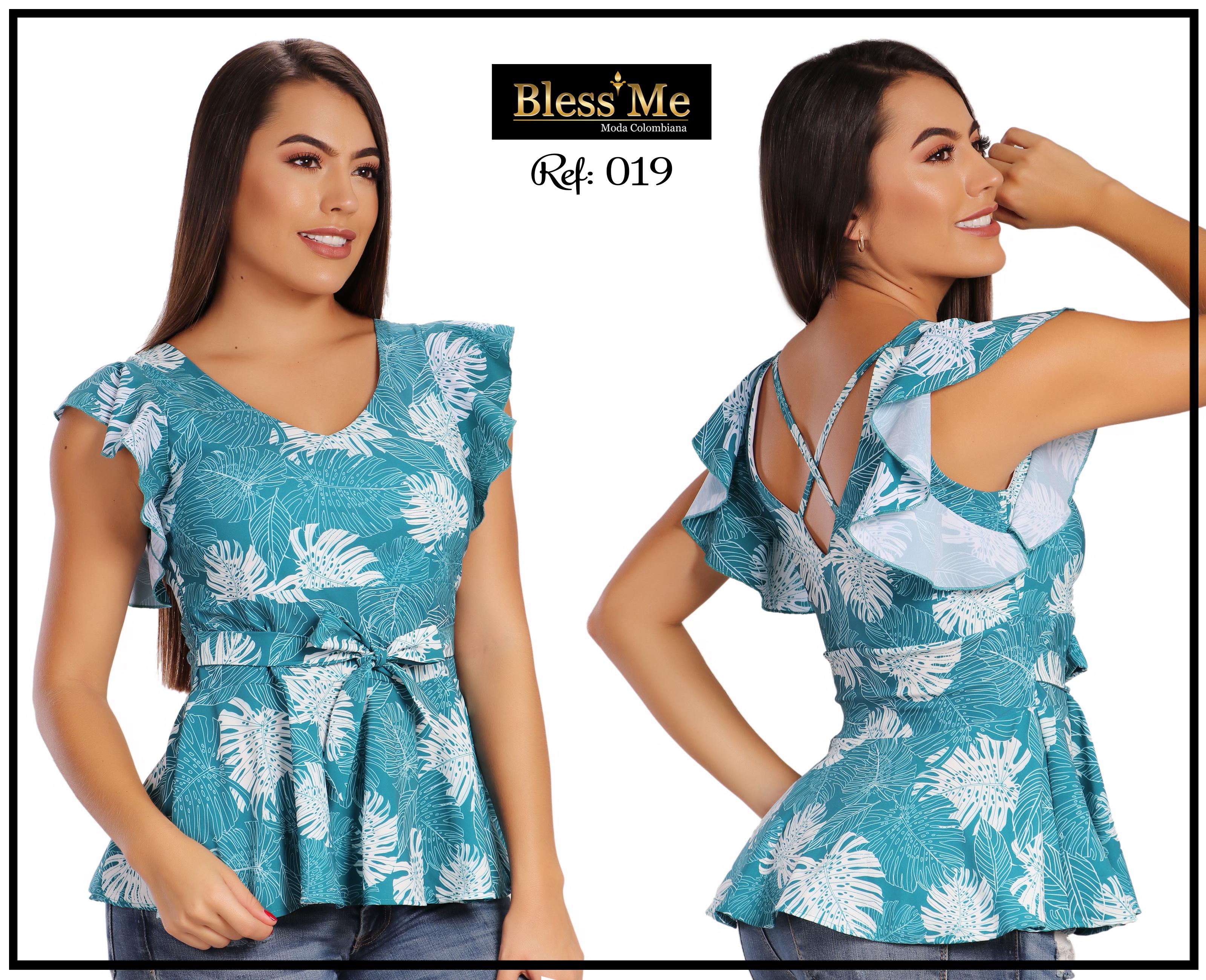 Ref. 058 -BM019 Blusas Colombianas de Moda - Ropa Colombiana