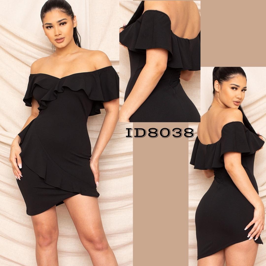 Ref. 003 -ID8038AP vestido de fiesta de Los Angeles - Ropa Colombiana