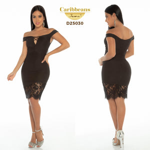 Ref. 003 -D25030 Vestido Corto Americano para ocasiones especiales - Ropa Colombiana
