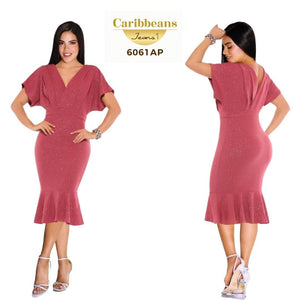 Ref. 003 -6061AP Vestido de fiesta - Ropa Colombiana
