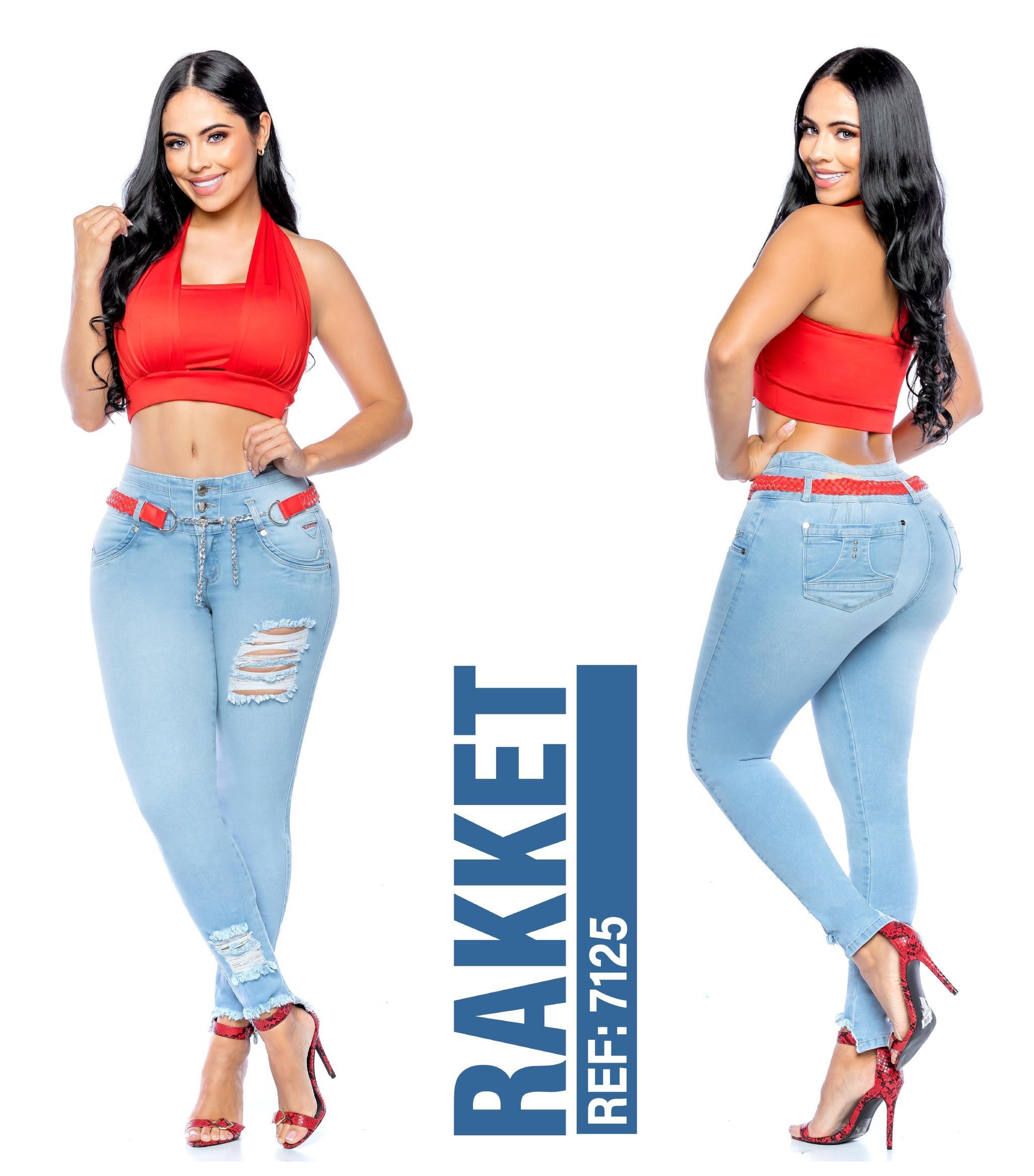 Ref. 006 -7125 Jean Push Up Colombiano - Ropa Colombiana