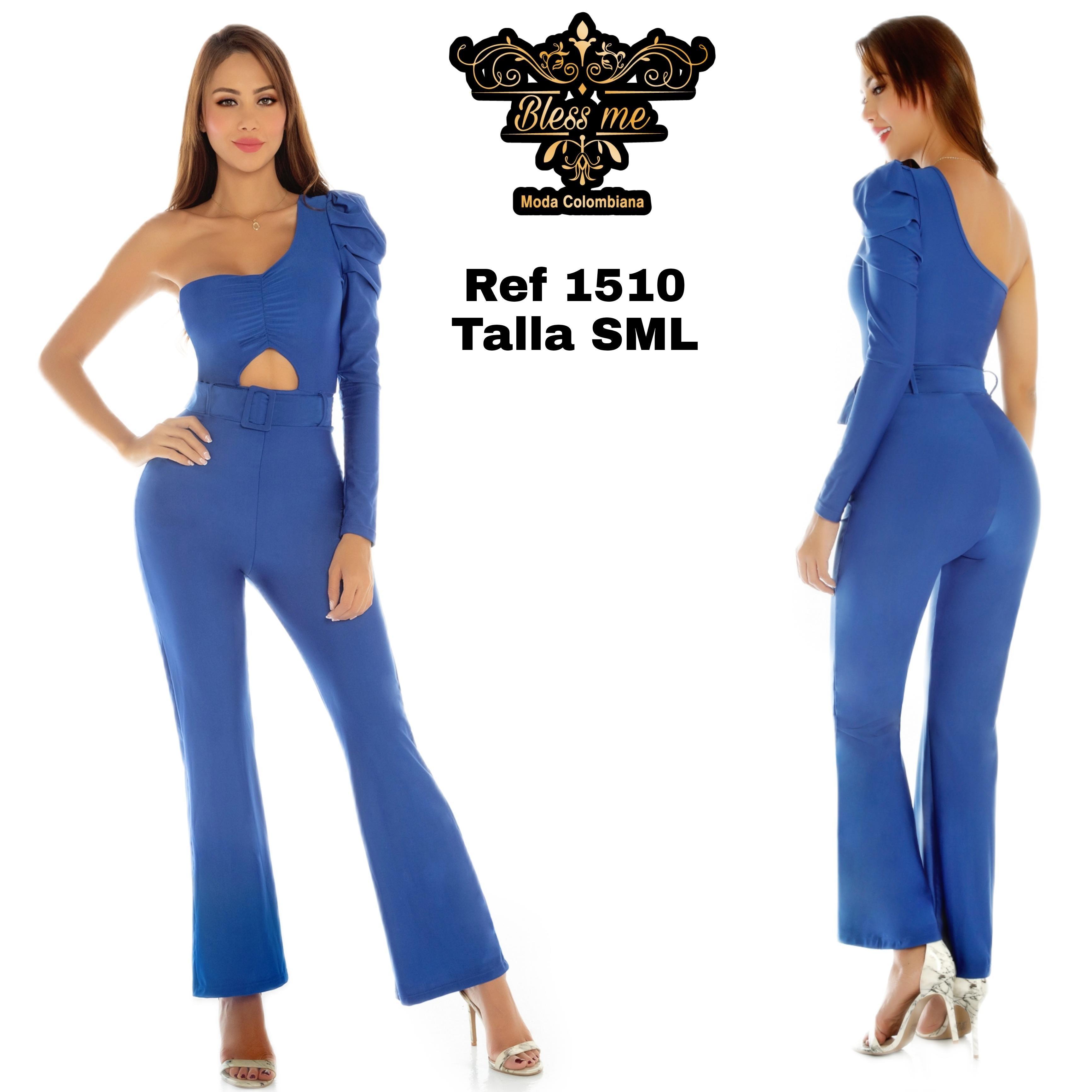 Ref. 058 -BM1510 Enterizo Colombiano Boutique elegante - Ropa Colombiana