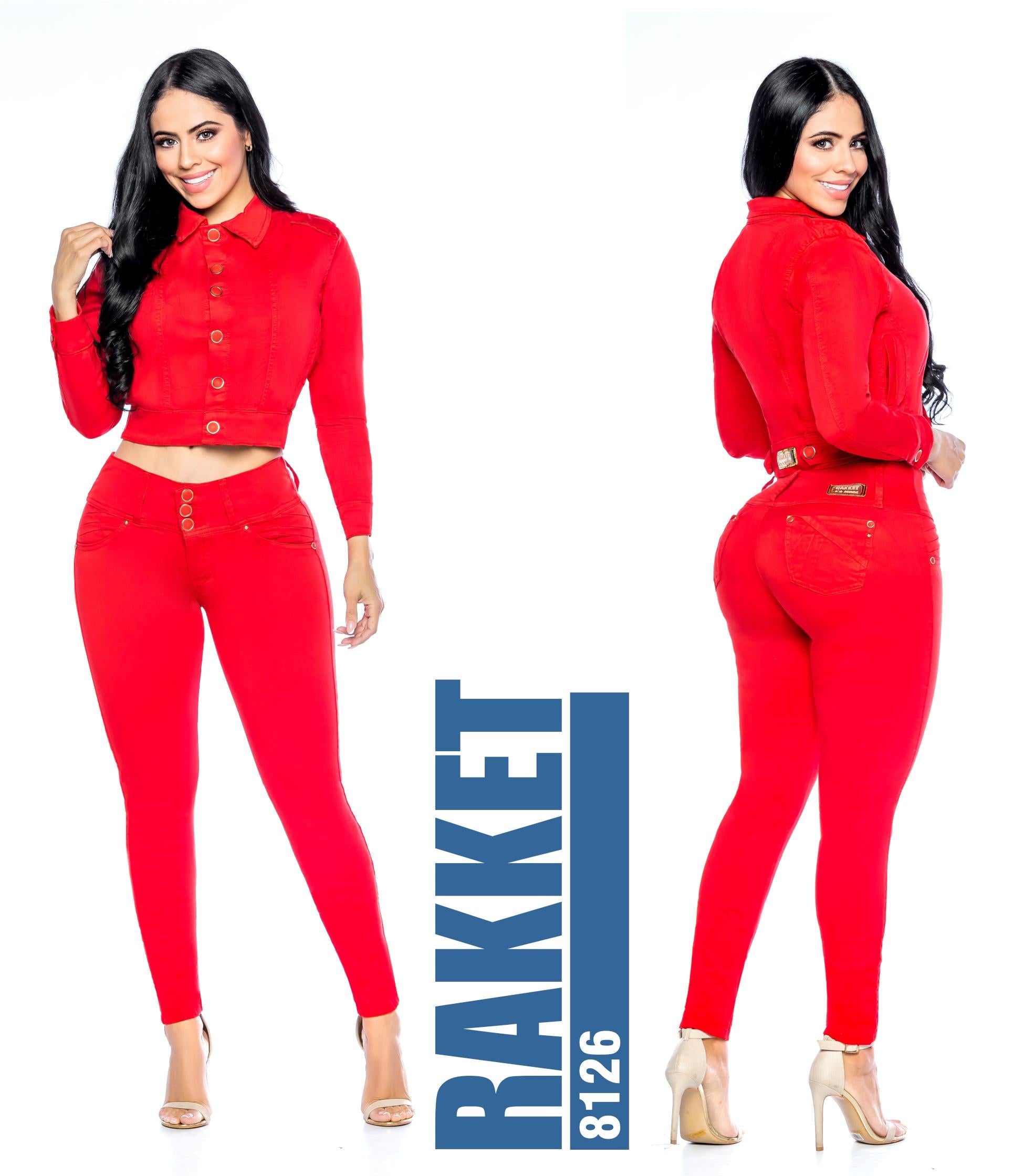 Ref. 006 -8126 Conjunto colombiano levantacola - Ropa Colombiana