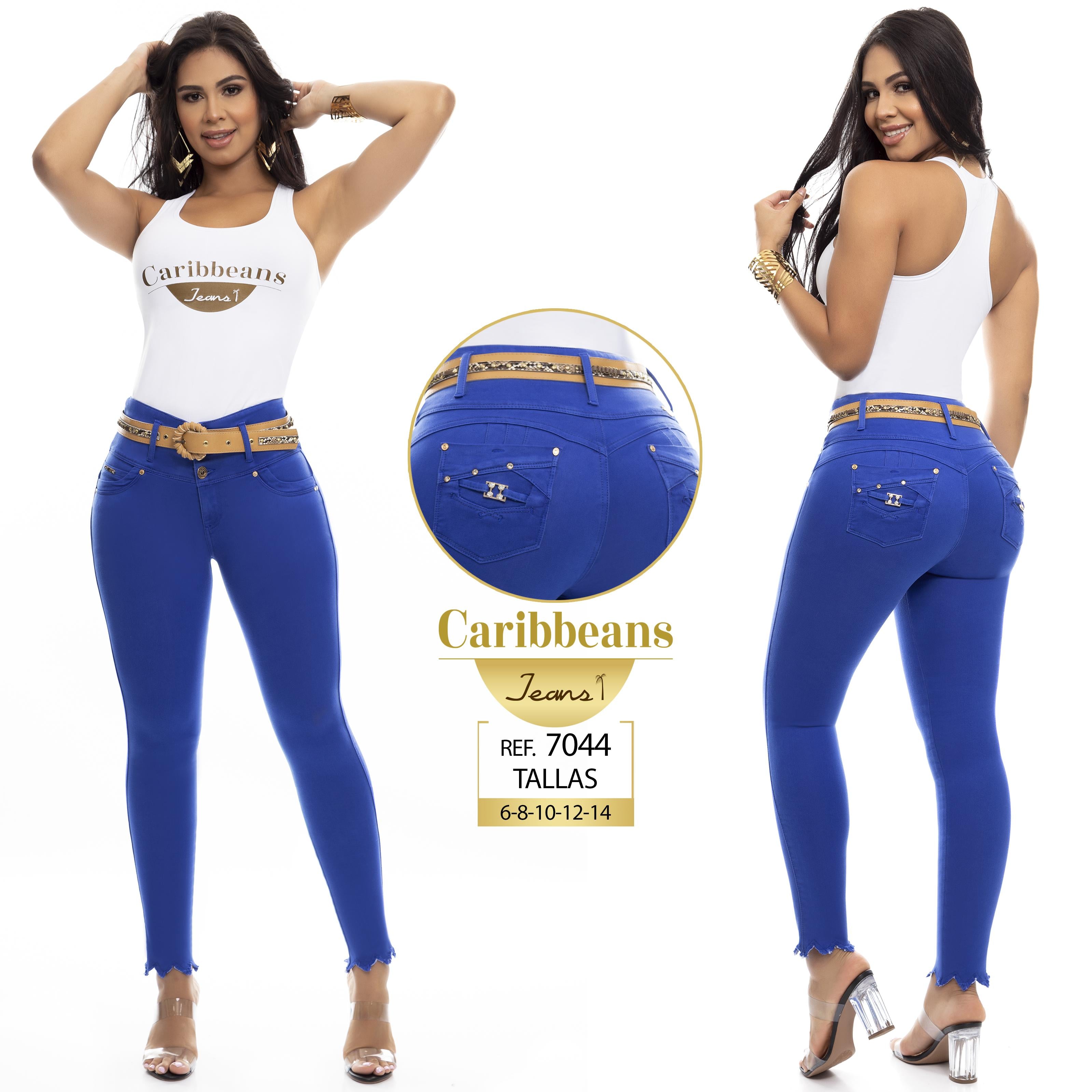 Ref. 063 -CB7044 Jean colombiano Push up - Ropa Colombiana