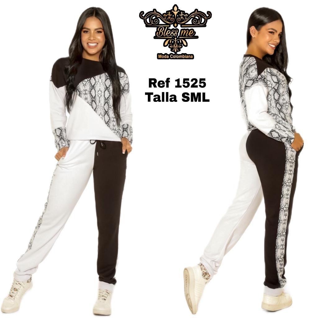 Ref. 058 -BM1525 Conjuntos Colombiano de pantalon con chaqueta Moderno y Exclusivo - Ropa Colombiana