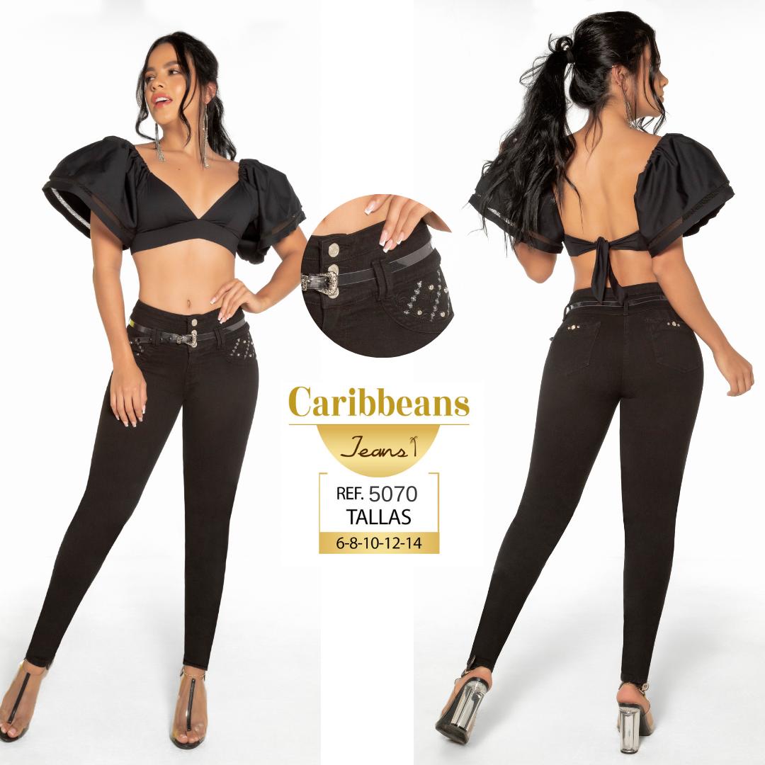 Ref. 041 -CB5070 Pantalón Vaquero Push Up para Dama - Ropa Colombiana