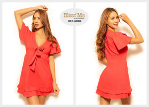 Ref. 058 -BM4008 vestido Corto - Ropa Colombiana