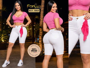 Ref. 052 -5860 Jean corto push up - Ropa Colombiana
