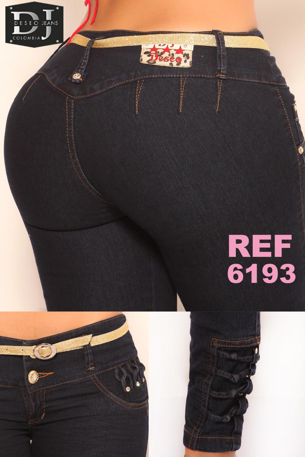 Ref. 006 -6193 Jean Deseo Levantacola Colombiano - Ropa Colombiana