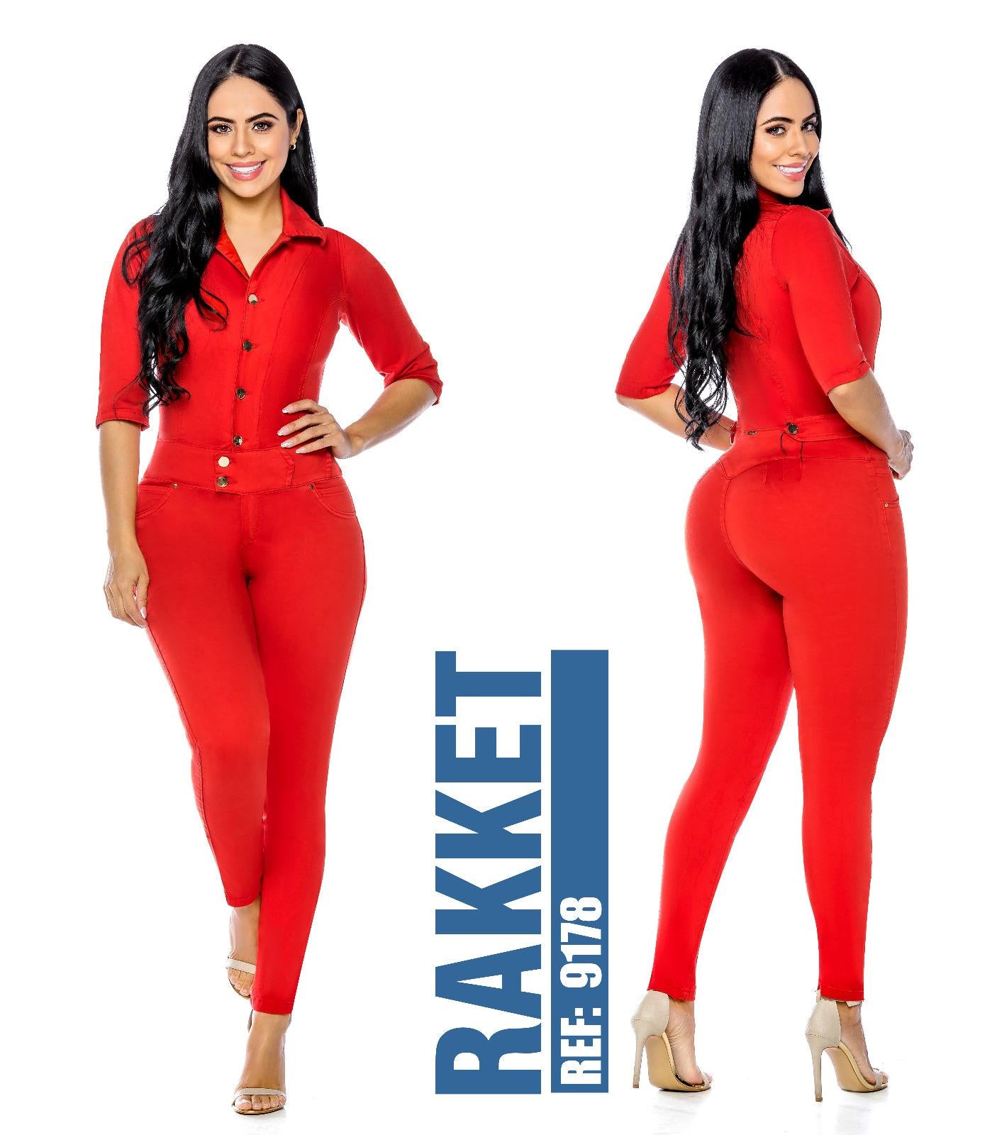 Ref. 006 -9178 Enterizo vaquero push up - Ropa Colombiana