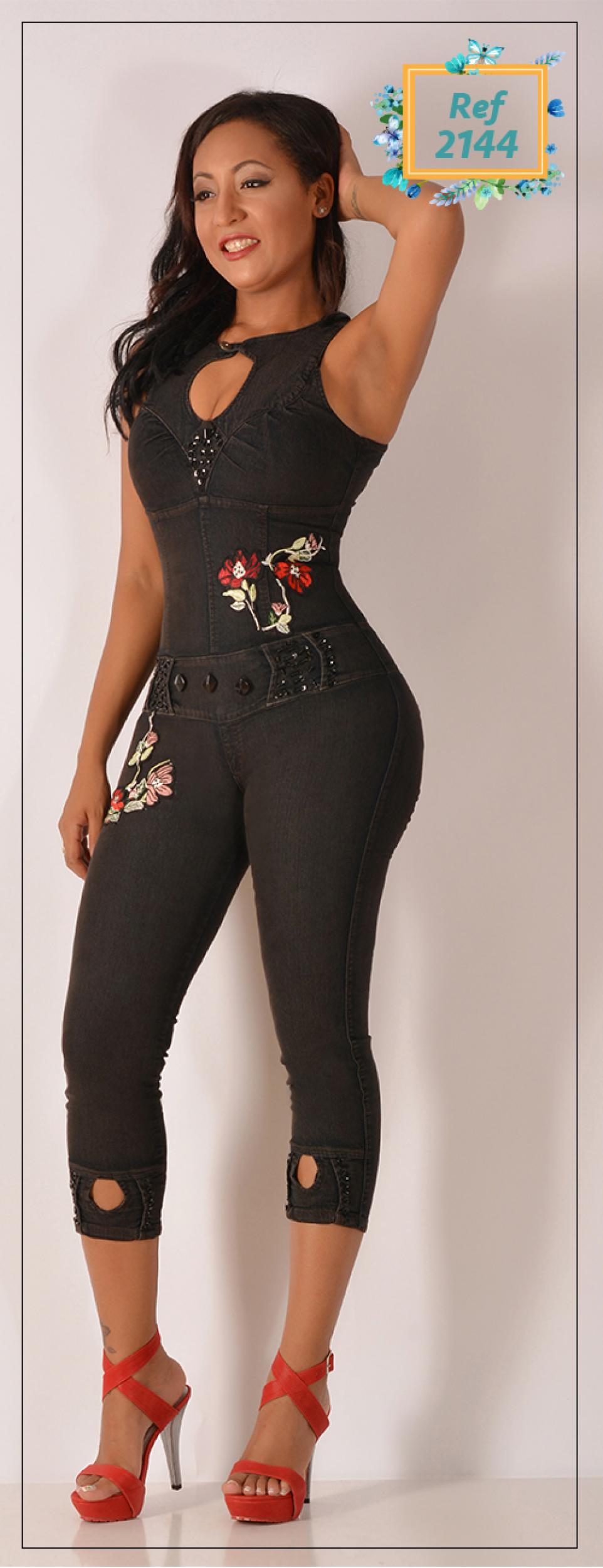 Ref. 006 -2144 Largo Enterizo de moda - Ropa Colombiana