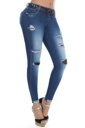 Ref. 041 -31049 Jean levantacola - Ropa Colombiana