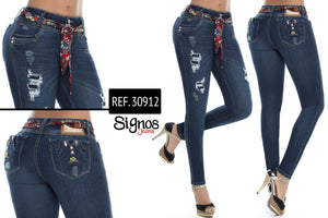 Ref. 041 -30912 Jean levantacola - Ropa Colombiana