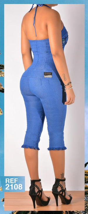 Ref. 007 -2108C Enterizo Capri - Ropa Colombiana