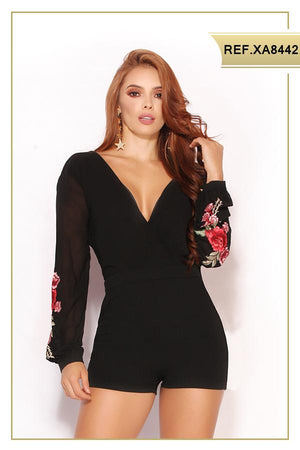 Ref. 003 -XA8442 Enterizo Manga Larga - Ropa Colombiana