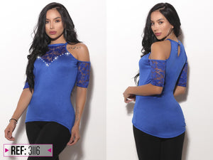 Ref. 004 -3116 Blusa Sexy - Ropa Colombiana