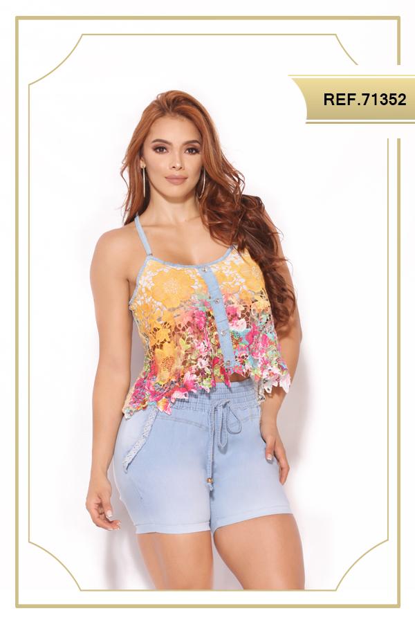 Ref. 016 -71352 Conjunto corto sexy - Ropa Colombiana