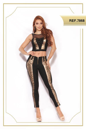 Ref. 018 -7868 Conjunto Colombiano Levantacola - Ropa Colombiana