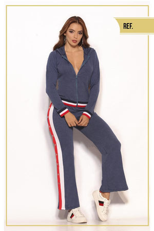 Ref. 046 -EK014 Conjunto deportivo de moda - Ropa Colombiana