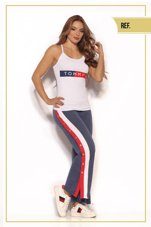 Ref. 046 -EK014 Conjunto deportivo de moda - Ropa Colombiana