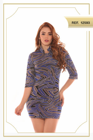 Ref. 003 -12593 Vestido de fiesta - Ropa Colombiana