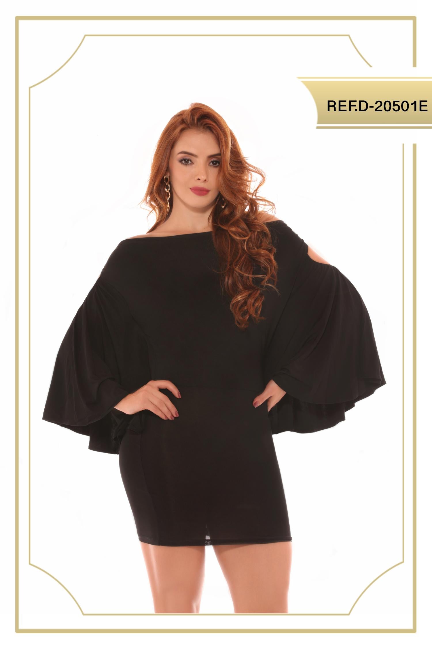 Ref. 003 -D20501E VESTIDO DAMA FIESTA - Ropa Colombiana