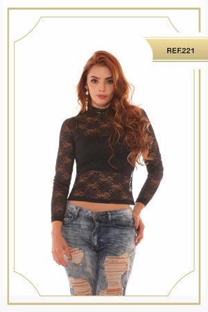 Ref. 003 -221 Blusa espectacular - Ropa Colombiana
