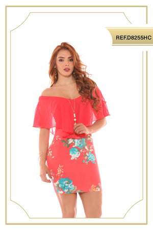 Ref. 003 -D8255HC VESTIDO DE DAMA - Ropa Colombiana