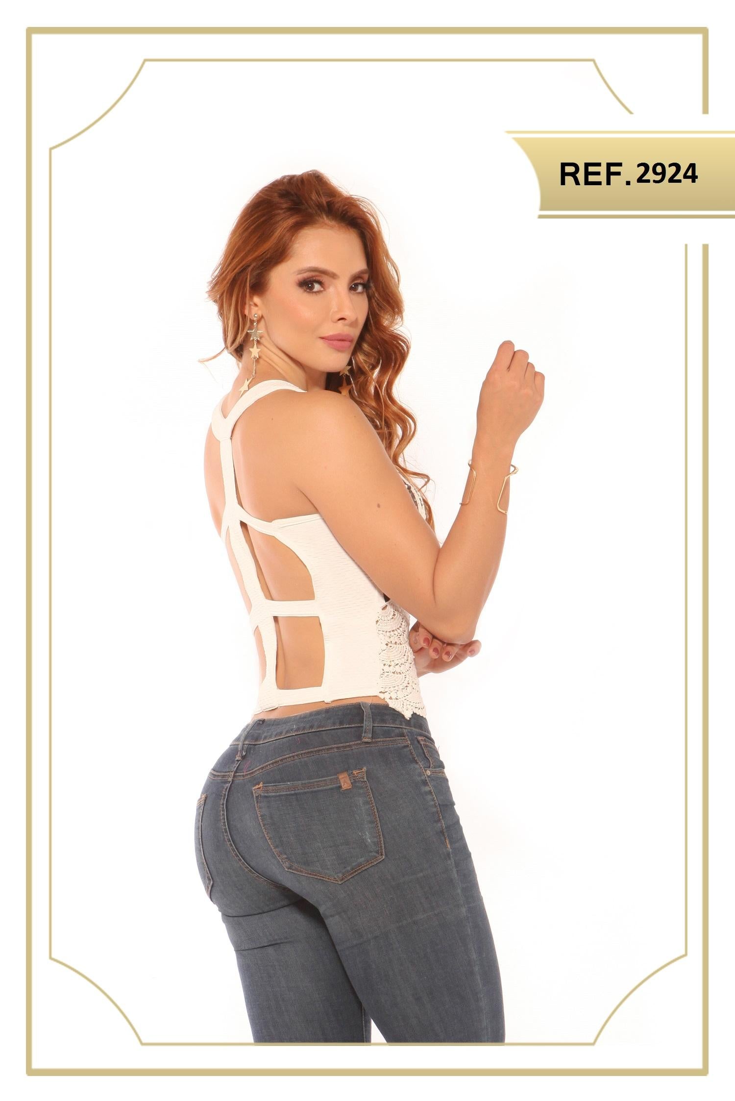 Ref. 005 -2924 Blusa Colombiana sexy - Ropa Colombiana