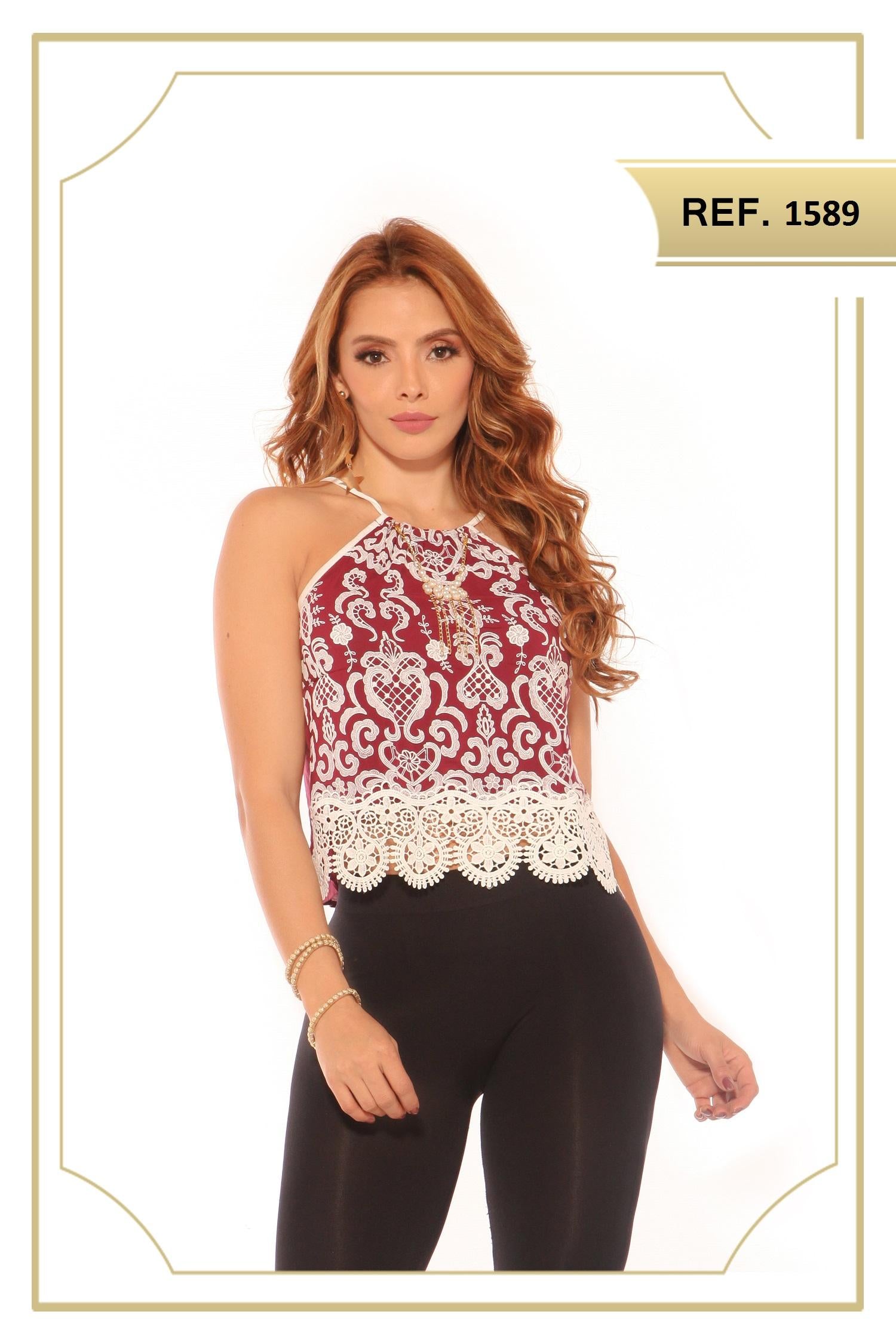 Ref. 015 -1589 Blusas Sexys Corta