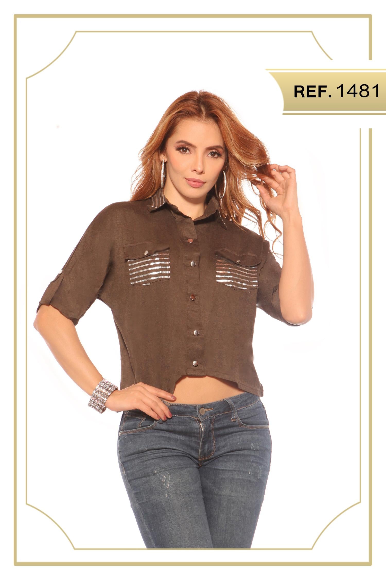 Ref. 004 -1481 Blusa Cereza - Ropa Colombiana