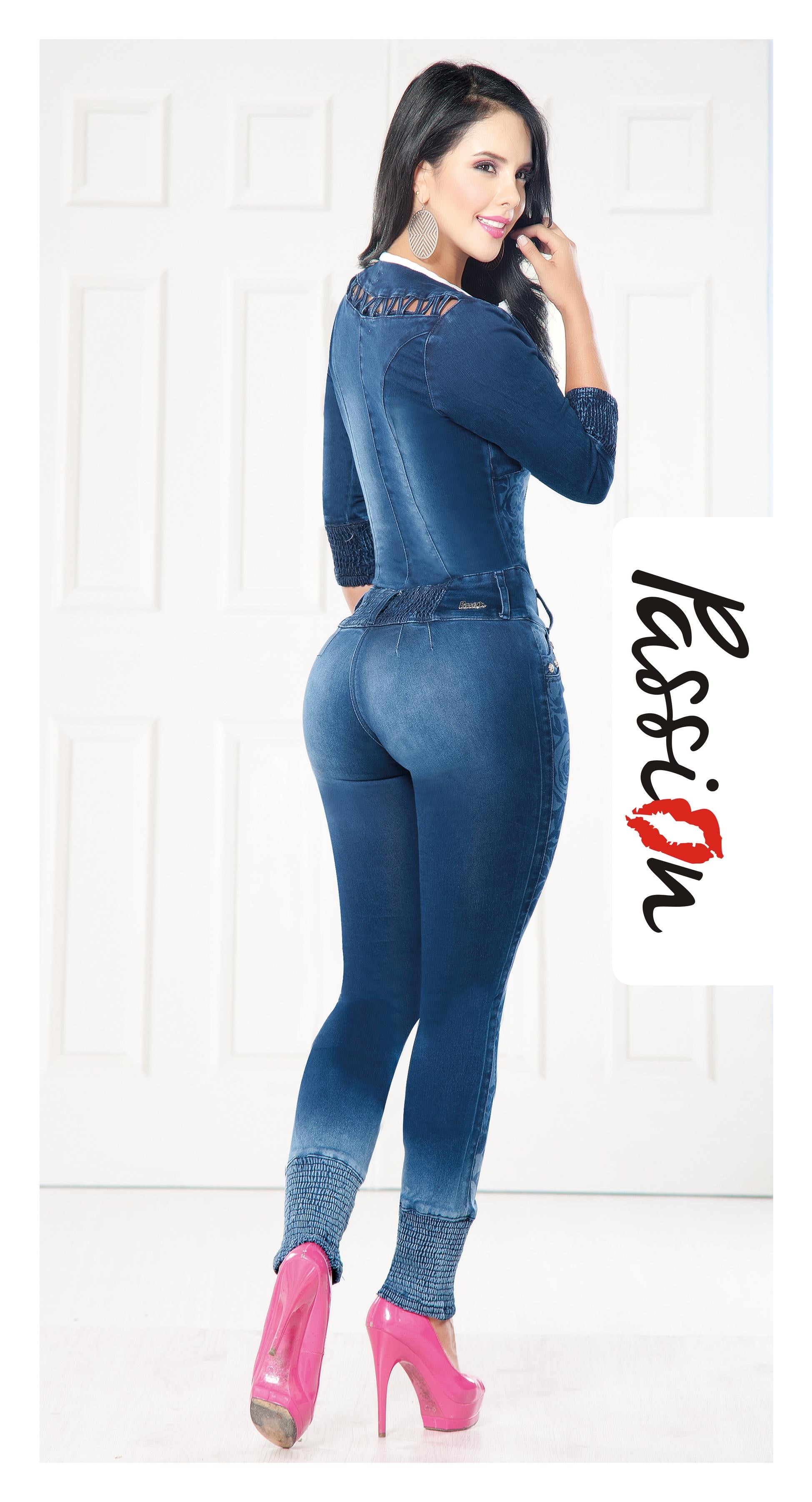 Ref. 001 -9768 ENTERIZO LEVANTACOLA COLOMBIANO - Ropa Colombiana