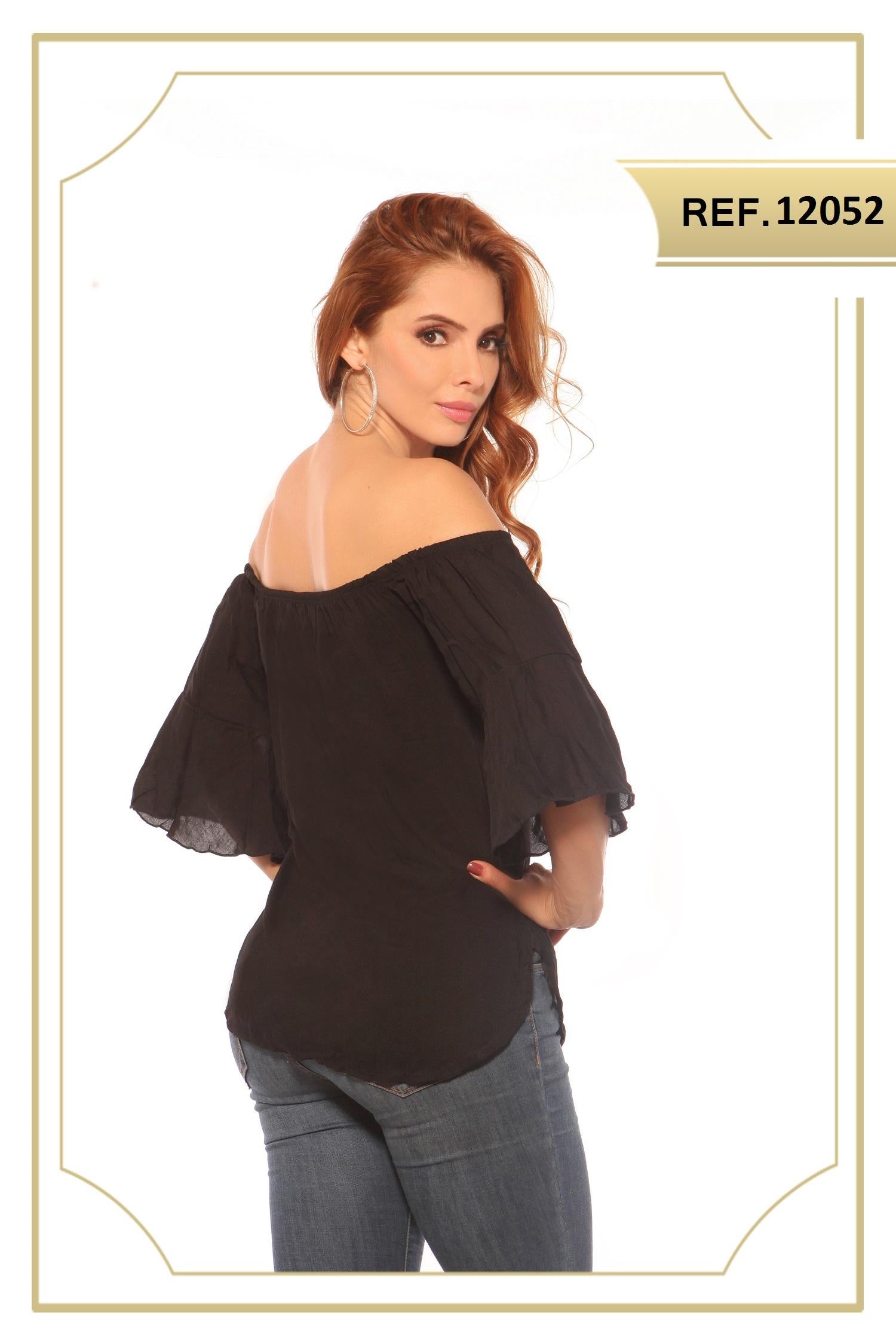 Ref. 004 -12052 BLUSA COLOMBIANA DAMA - Ropa Colombiana