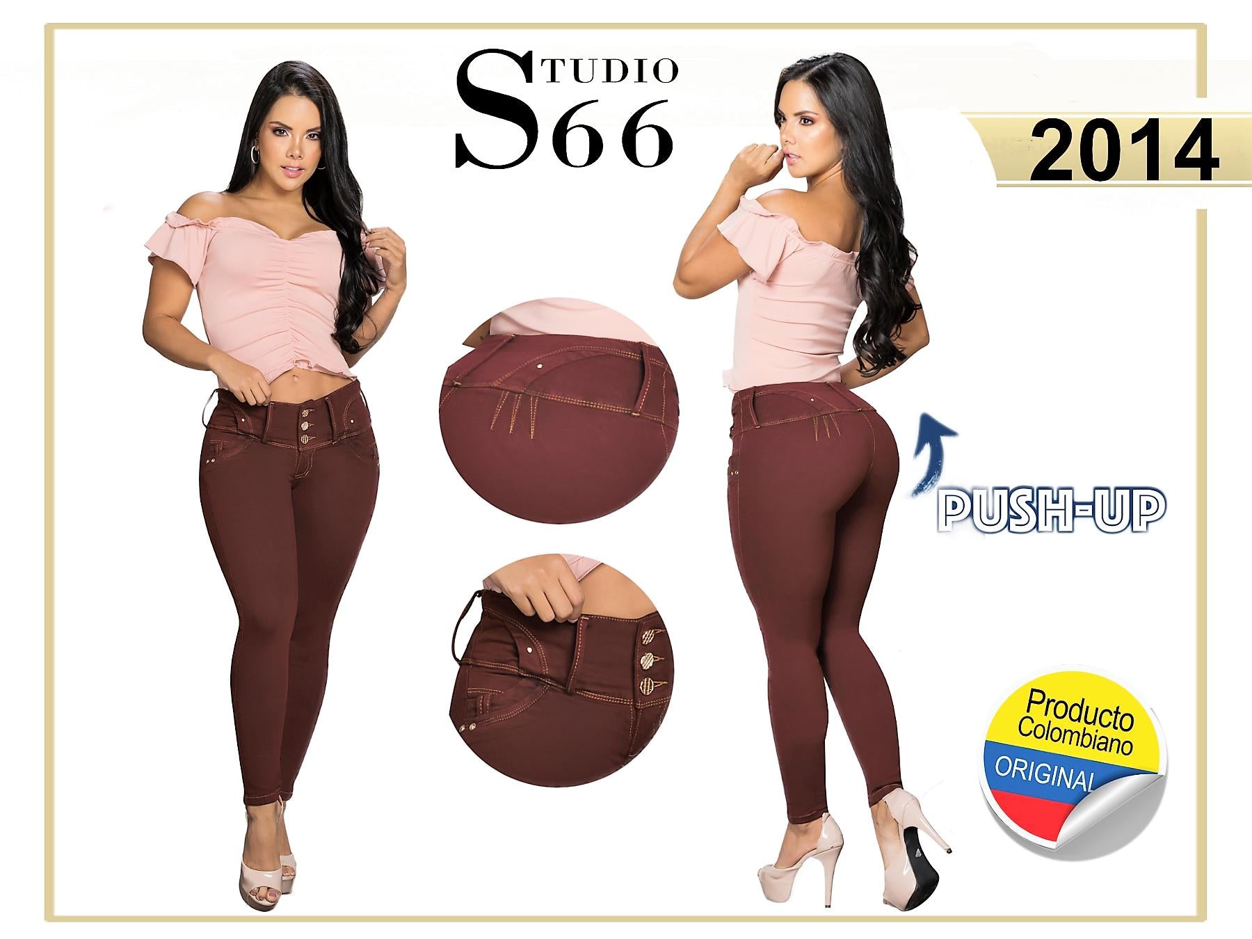 Ref. 061 -2014 Jean Push Up de Moda Hecho en Colombia - Ropa Colombiana