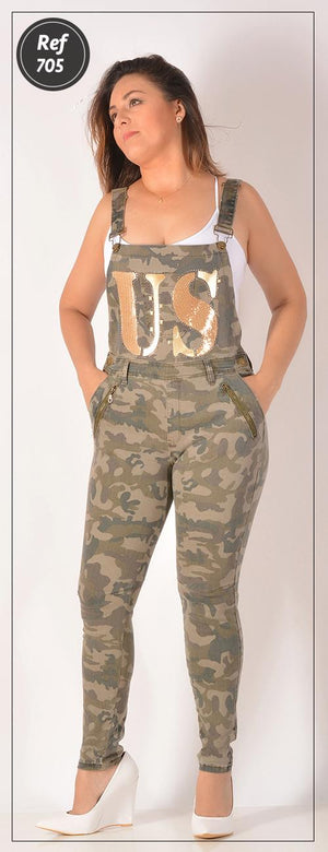 Ref. 015 -705 US Overol camuflado - Ropa Colombiana