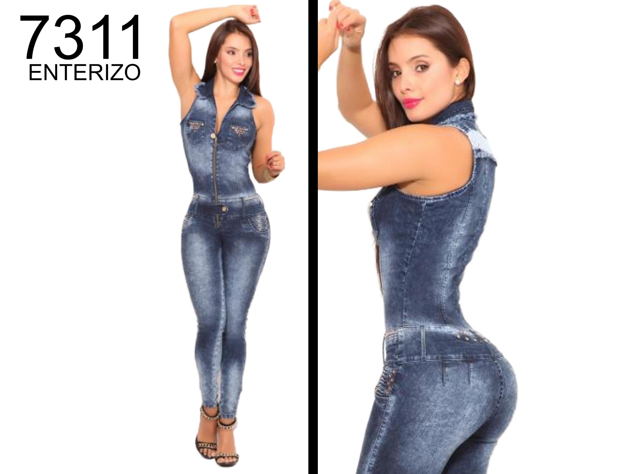 Ref. 006 -7311 ENTERIZO LEVANTA COLA COLOMBIANO - Ropa Colombiana