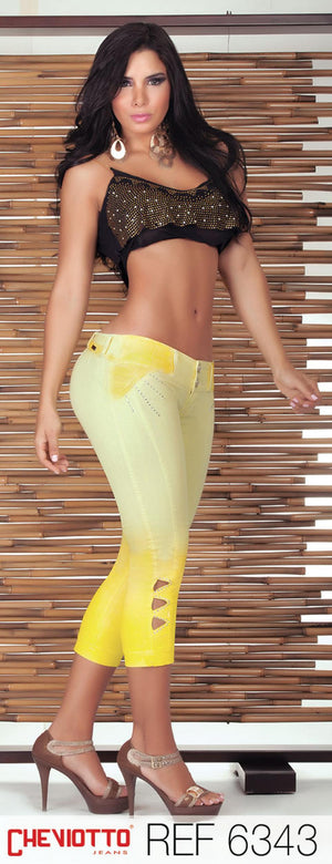 Ref. 001 -6343 Capri Colombiano Levantacola - Ropa Colombiana