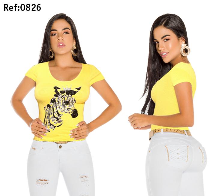 Ref. 005 -0826 Blusa Chebery - Ropa Colombiana