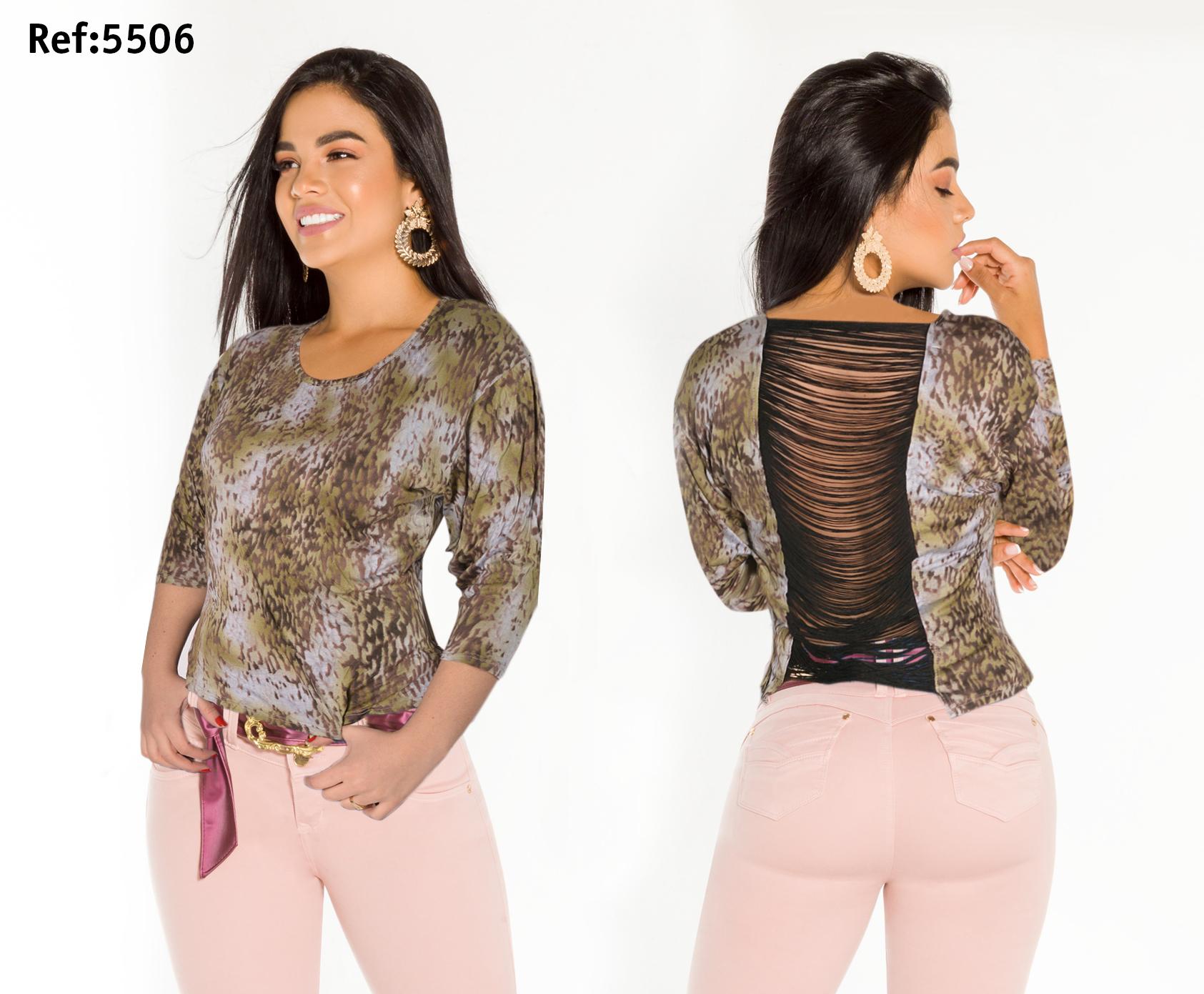 Ref. 003 -T5506 Blusa - Ropa Colombiana