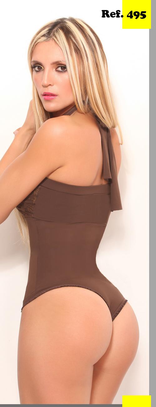 Ref. 008 -495APLIQUE Bodys Sexys Latex - Ropa Colombiana